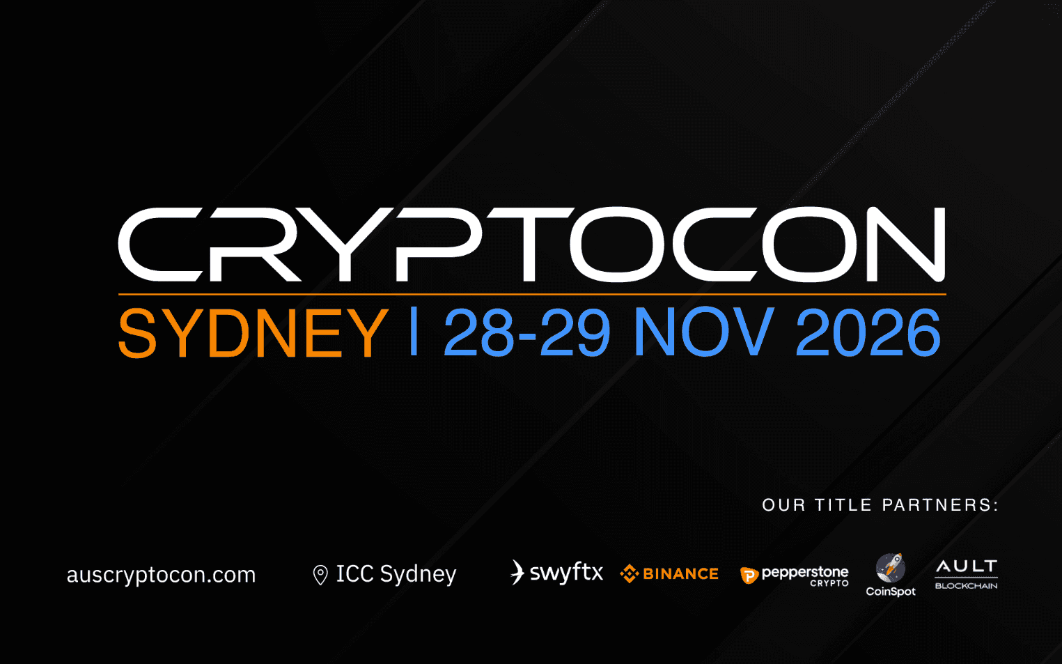 CRYPTOCON SYDNEY RETURNS TO ICC SYDNEY WITH FREE GENERAL ADMISSION FOR 2026