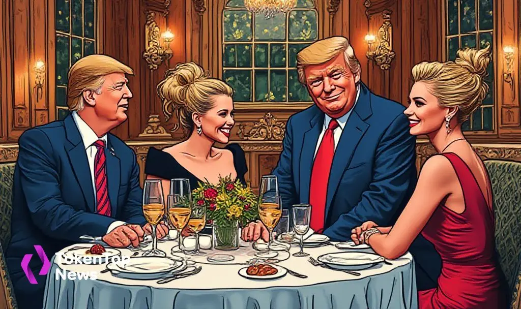 trump-hosts-exclusive-crypto-dinner-for-top-token-holders