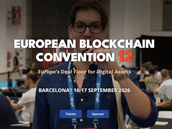 European Blockchain Convention returns to Barcelona as institutional capital moves to the centre of the digital asset market