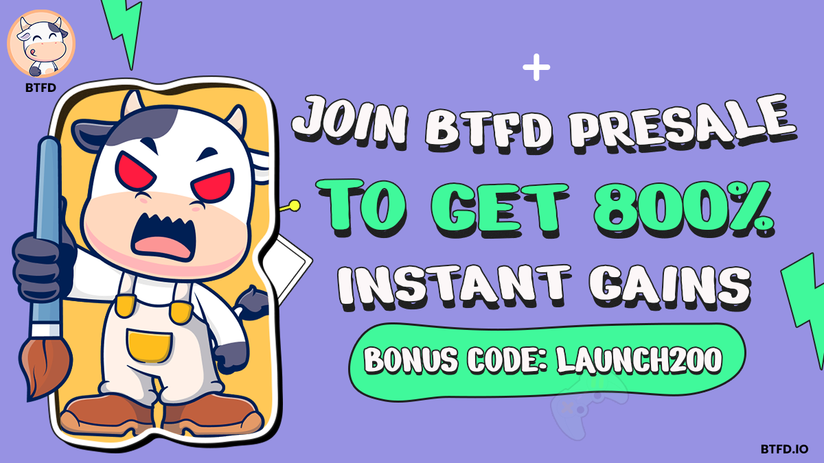 Turbo Peaked at $0.014, but BTFD Coin’s $6.73M Presale, 200% Bonus, and 8,900% ROI Forecast Make It the Must-Grab Meme Coin Before May 26