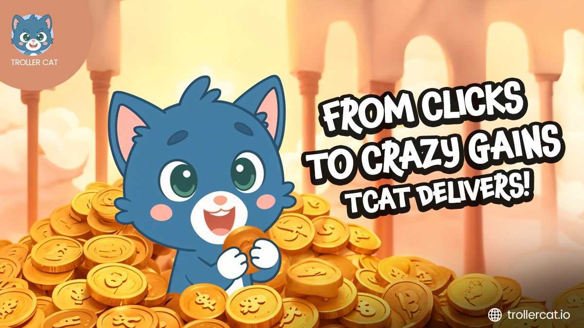 Memecoin Rocket Took Off? Troller Cat’s 466.8% Presale Spike Is Still Up for Grabs