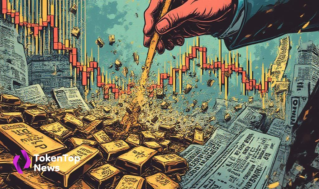 Gold Price Drops Amid Geopolitical Tensions, Affecting Crypto Markets