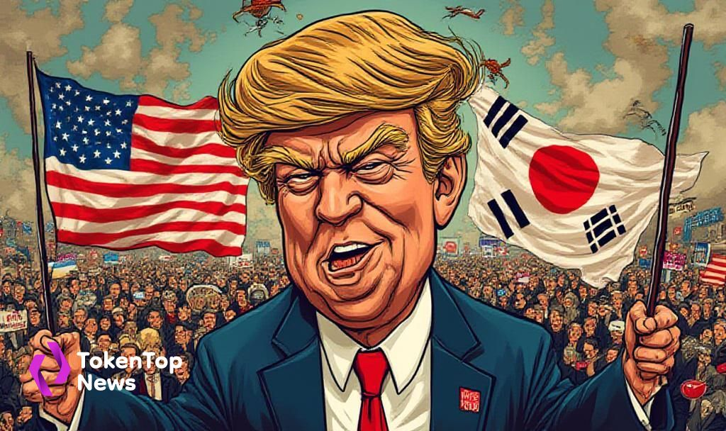 Trump Announces 25% Tariffs on Japan, South Korea Imports