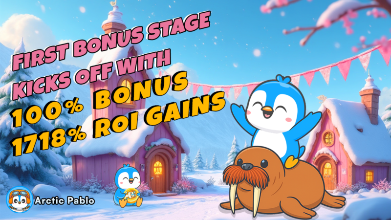 Missed Notcoin? Arctic Pablo’s Presale Could Be the Next Big Win With 100% Bonus,Here’s How