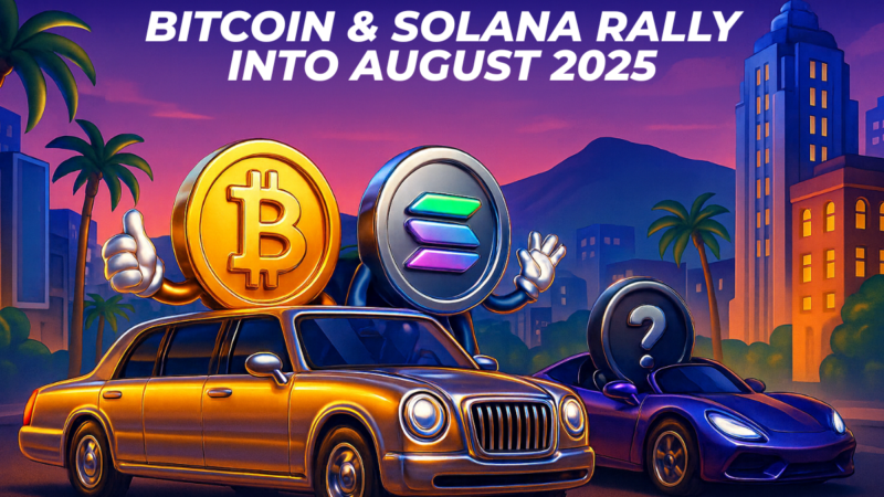 Bitcoin & Solana Rally Into August — But This Hidden Gem Could Trigger the Next Breakout