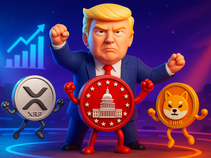 After Trump’s $205M Stablecoin Reveal, XRP, SHIB & MAGACOIN Finance Top Altcoin Buy Lists