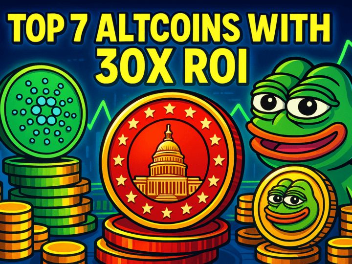 Top 7 Altcoins for 30x Gains in 2025 — MAGACOIN FINANCE, Cardano & PEPE Ranked by Analysts