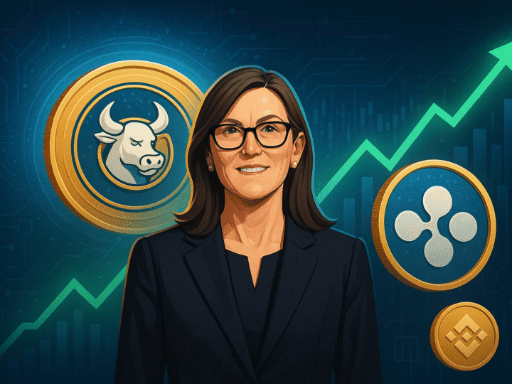 Cathie Wood Joins MoonBull Presale Frenzy: Top ROI Rewards Make It the Best Crypto to Watch in 2025 Amid XRP and BNB Rally