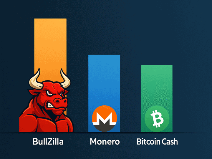 XMR Shows Stability, BCH Moves Higher, Yet BullZilla’s 4,092% ROI Presale Raises the Question: What Is the Next 100x Meme Coin?