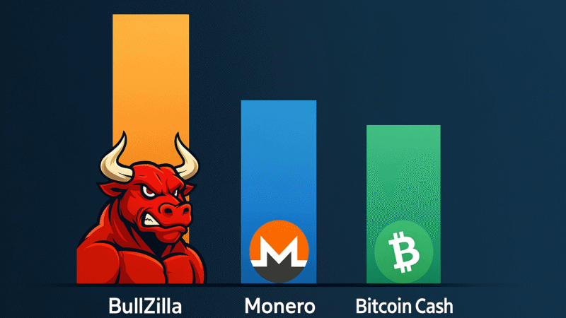 XMR Shows Stability, BCH Moves Higher, Yet BullZilla’s 4,092% ROI Presale Raises the Question: What Is the Next 100x Meme Coin?