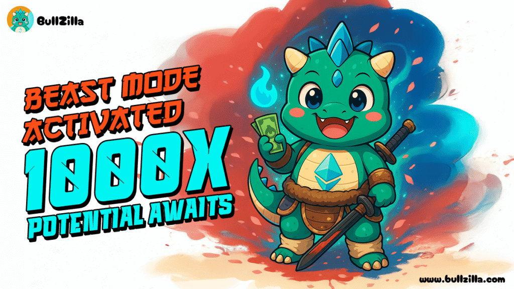 BullZilla promoting a staking opportunity