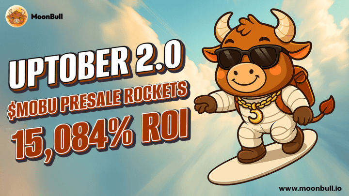 MoonBull promoting a presale event