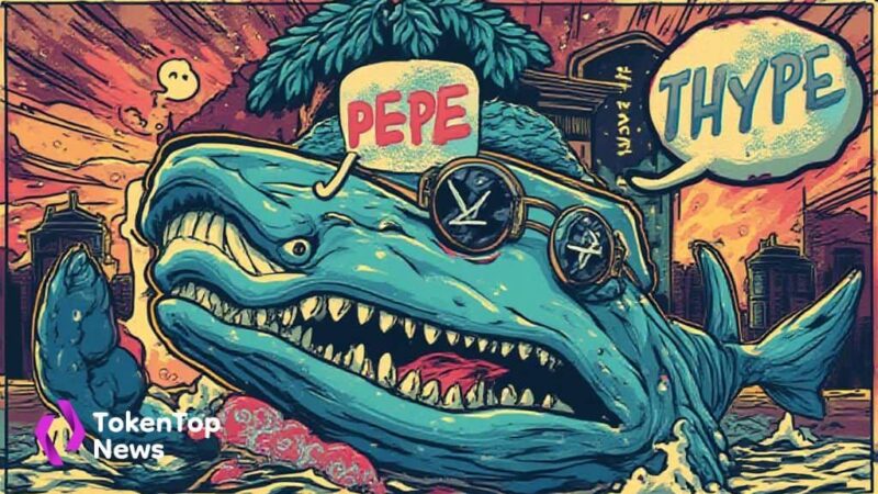 Whale Transactions Propel PEPE and HYPE Tokens Forward