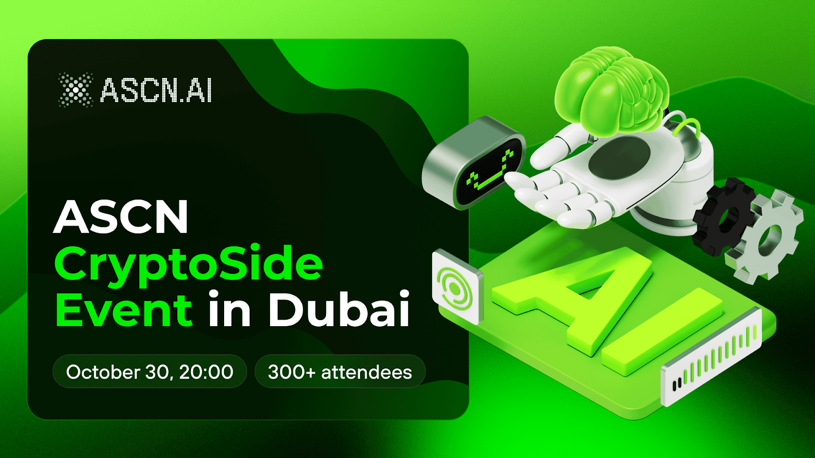 Top Crypto AI Agent for On-Chain Analysis — ASCN.ai Event Dubai