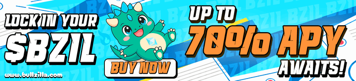 BullZilla promoting a staking opportunity