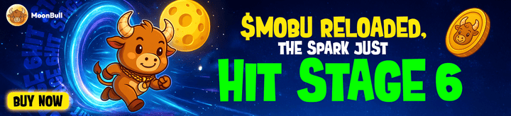 MoonBull promoting a presale event