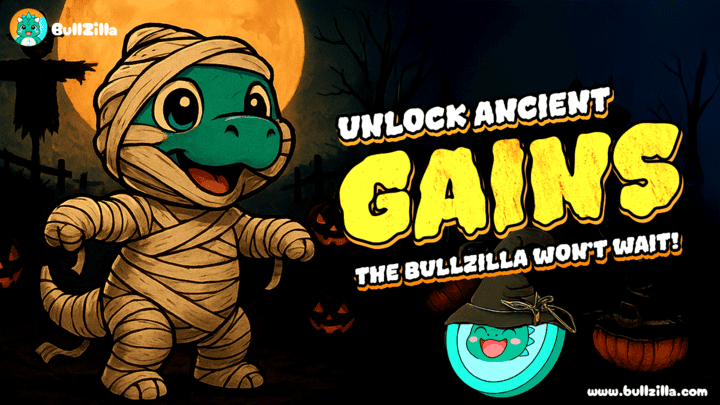 Colorful advertisement for BullZilla