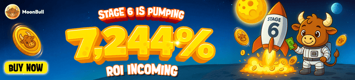 MoonBull promoting a presale event