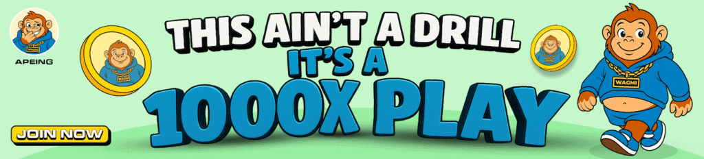 Apeing promoting a presale event