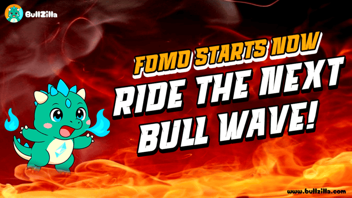 Colorful advertisement for BullZilla