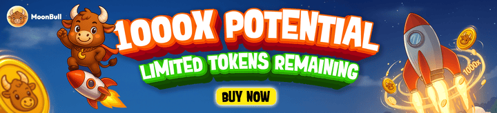 Promotional banner for MoonBull