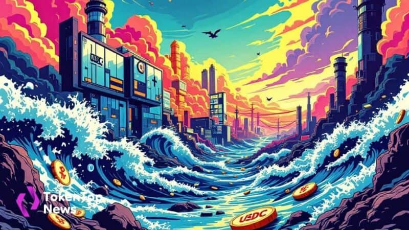 USDC Transaction Volume Hits $12.43B Amid Minting Surge