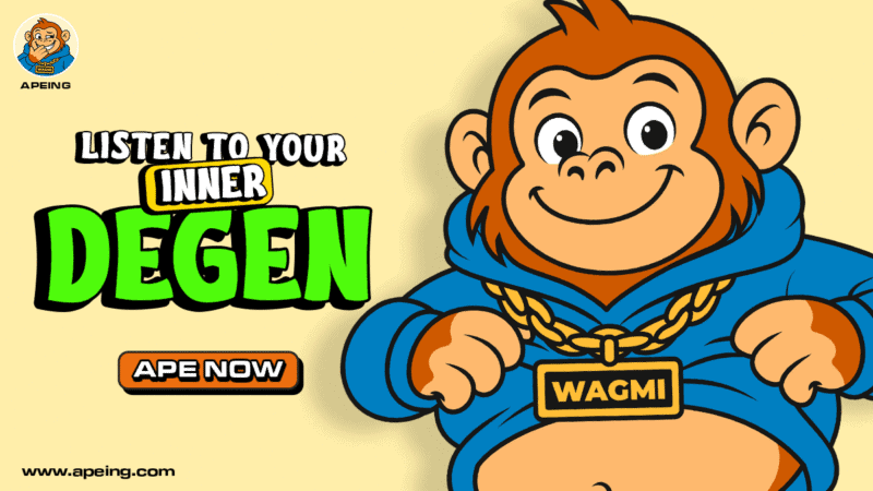 Dogecoin Investors Sleeping? Apeing’s Upcoming Meme Coin Whitelist Is Vanishing Fast