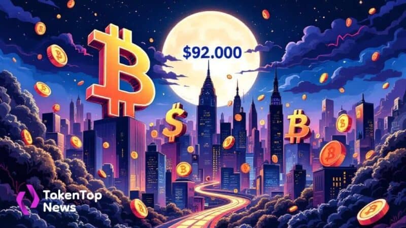 Bitcoin Consolidates Below $92,000; Privacy Coins Rally