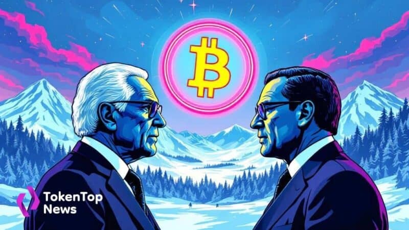 France’s Banque Chief Criticizes Bitcoin Issuers at Davos