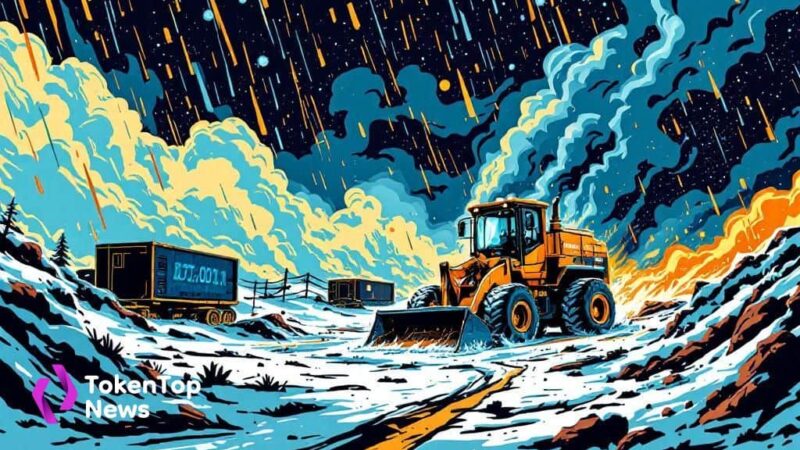 US Bitcoin Miners Reduce Output Amid Winter Storm