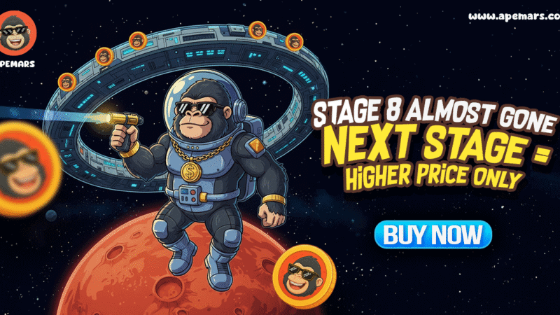 Too Late for Dogwifhat and Shiba Inu? APEMARS Stage 8 Could Lead the Next Era of Community Driven Meme Coins