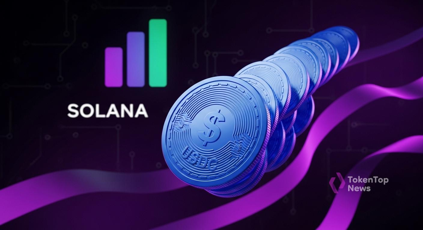 USDC supply expands after 250M Treasury mint on Solana