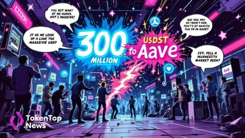 HTX Transfers 300M USDT to Aave Lending Pool