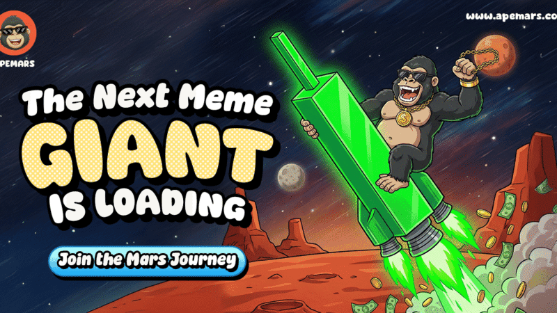 Regret Missing Floki and Official Trump? APEMARS Blasts Off as the Next 100x Meme Coin Rally