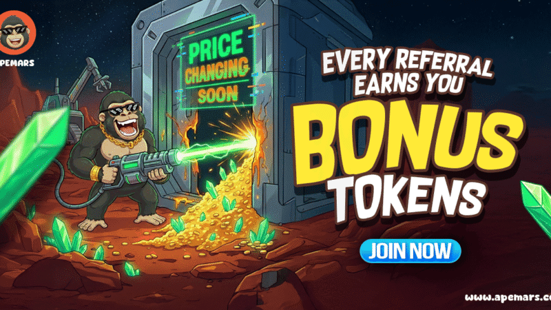 Analysts Spot Next Millionaire Maker: APEMARS’s Top Meme Coin Presale Making Headlines as Dogecoin Slides 1.67% and GIGA Dips 2.1%