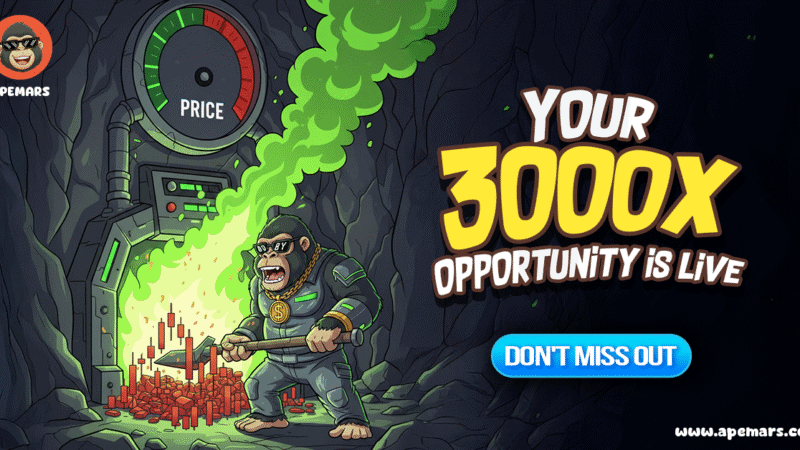 Too Late for Fartcoin and VeChain? APEMARS Is Now Stealing the Spotlight as the Next 1000x Crypto – Grab This Community Driven Meme Coin Now