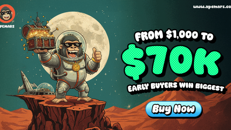 Chasing the Top Crypto To Buy In 2026? APEMARS Presale Lead with 6,900% ROI, While Binance Coin News Show Dips and Toncoin Slide to $1.12