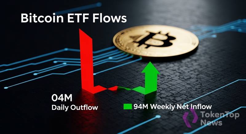 Bitcoin ETFs Post $104M Daily Outflow as Weekly Net Inflow Holds at $294M