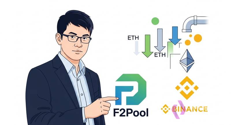 F2Pool’s Chun Wang Moves 9,000 ETH Worth $17.86M Off Binance in Single Transfer