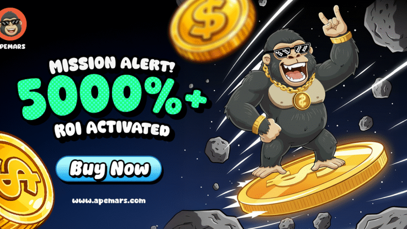 Didn’t Ride ApeCoin & Mog Coin? Don’t Miss the Chance to Turn Pennies into Millions with APEMARS S – Top Meme Coins to Buy with 5040% ROI