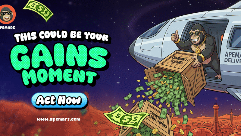 Missed Memecore and Baby Doge Coin? APEMARS Emerges as Best Meme Coin to Buy Today With Over $300K Raised, Skyrocketing Potential Ahead