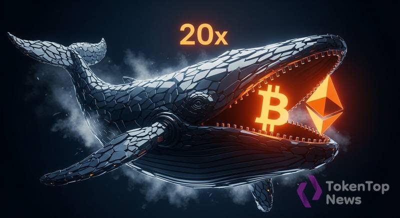 Whale Flips Short to Long on Bitcoin and Ethereum With 20x Leverage, Banks Over $4M