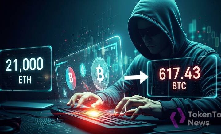 Balancer Exploiter Wallet Swaps 21,000 ETH for 617.43 BTC