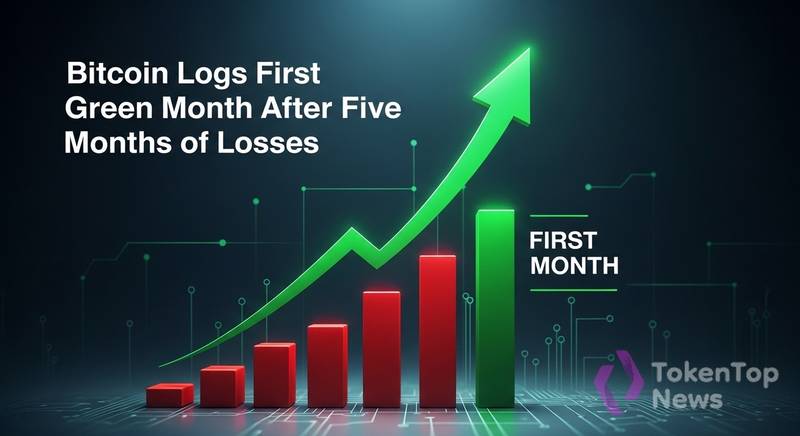 Bitcoin Logs First Green Month After Five Months of Losses