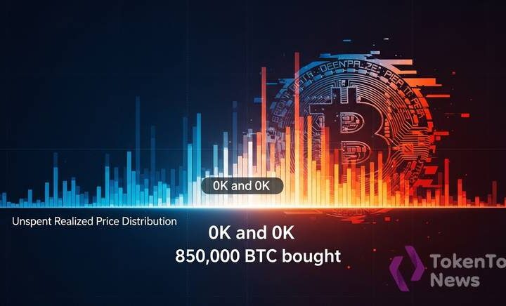 Bitcoin URPD Shows 850,000 BTC Bought Between $60K and $70K