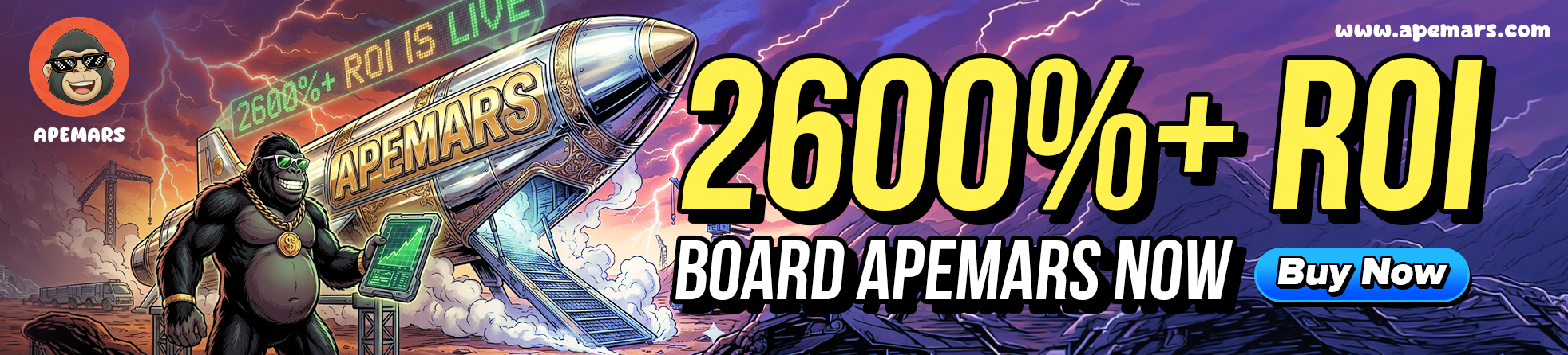 Is APEMARS the Best Crypto Presale to Buy Among the 10 Top Meme Coins? $371K Raised, 22.9B Tokens Sold, and 1,577+ Holders - A Clear Winner image 2