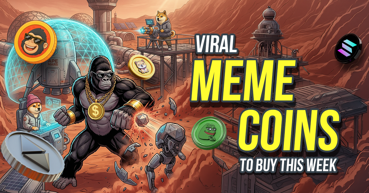Top 5 Meme Coins Powering the Next Meme Wave: APEMARS Stage 16 Presale Raised $423K with 2,300% ROI Potential