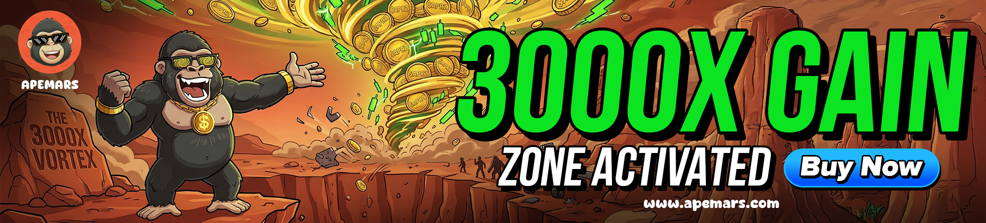 Top 5 Meme Coins Powering the Next Meme Wave: APEMARS Stage 16 Presale Raised $423K with 2,300% ROI Potential image 4
