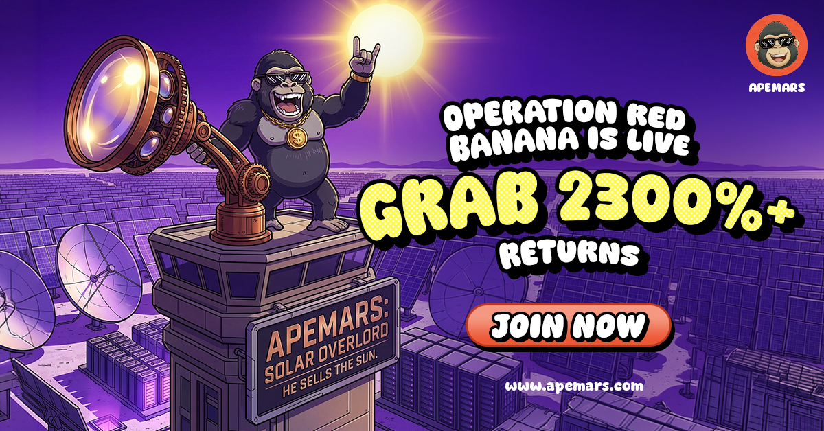 APEMARS Offers 2,300% ROI Potential as Best Crypto To Watch, While Pax Gold Gains 1.27% and SPX6900 Slips 0.02% Amid Market Shift image 1