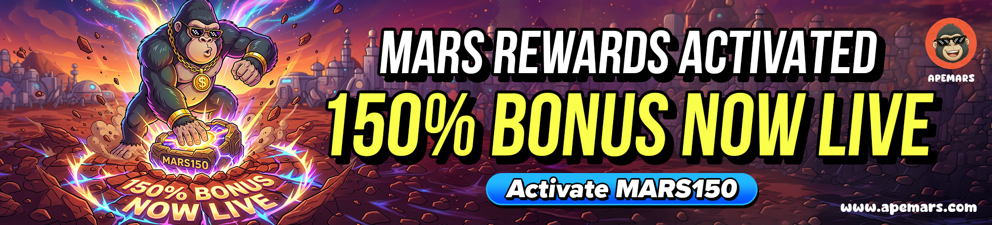 Crypto Bull Runs Heat Up: APEMARS Targets 1,800% ROI as Next 100x Crypto Among 10 Top Meme Coins - Get MARS150 Bonus Offer Now image 2
